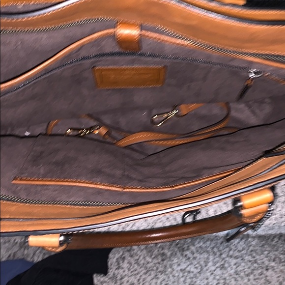 Large Coach leather brief case, hardly used. - Picture 3 of 3